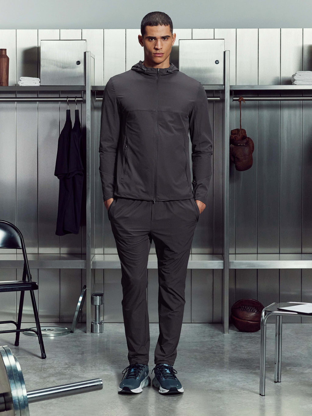 Active Windbreaker in Grey