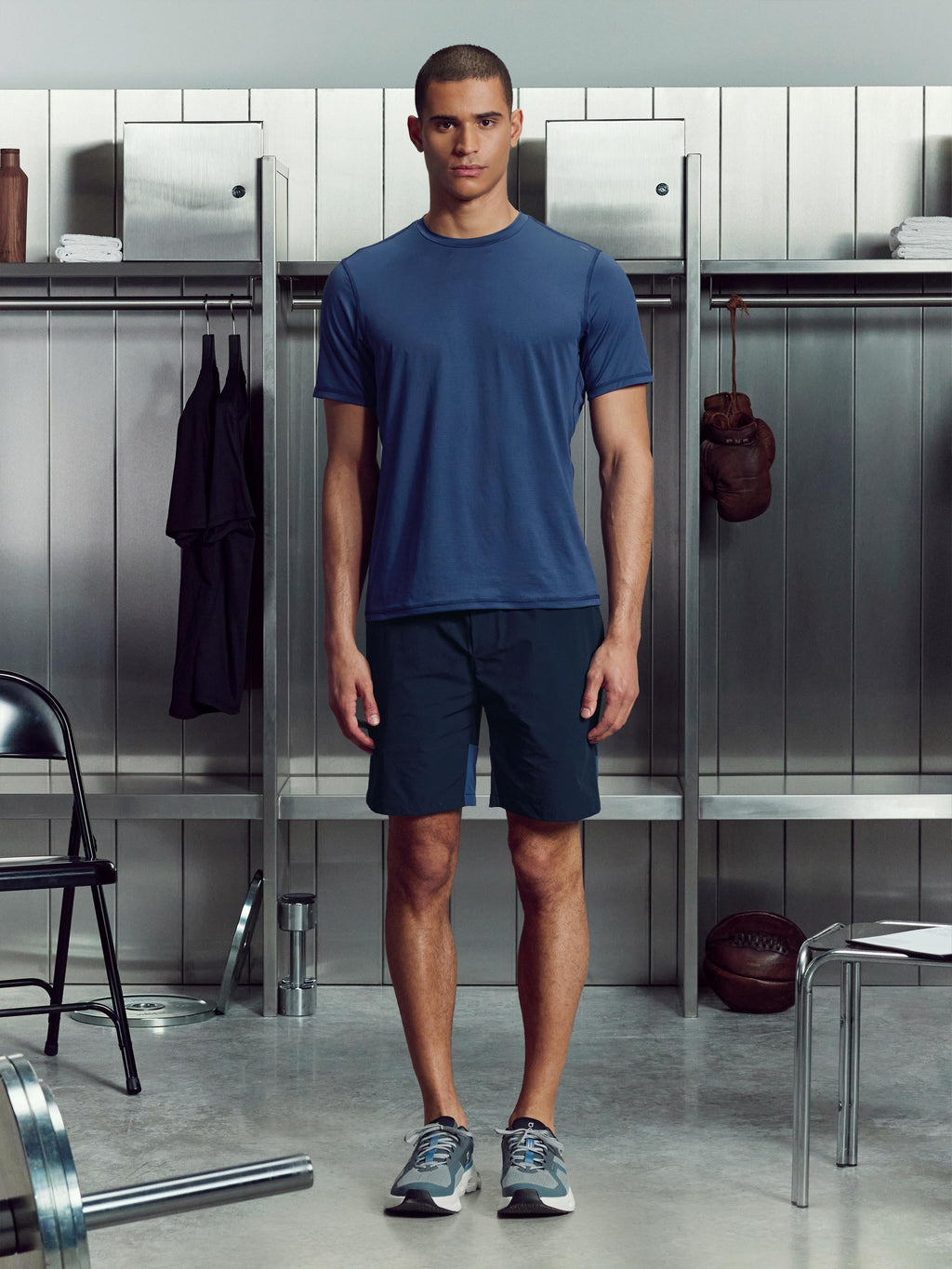 Active Essential T-Shirt in Steel Blue