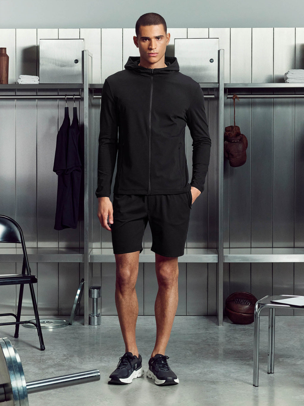 Active Jersey Short in Black