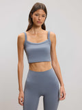 Womens Active Sports Bra in Dove Blue