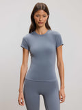 Womens Active T-Shirt in Dove Blue