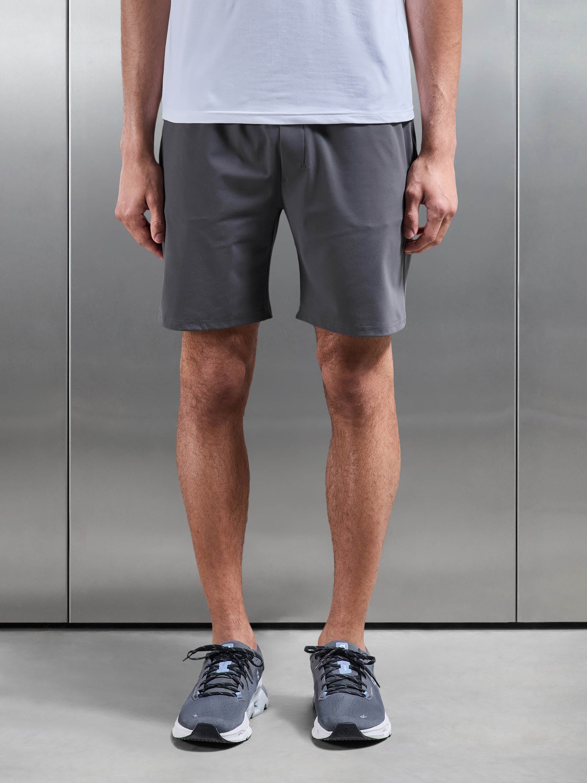 Active Jersey Short in Grey