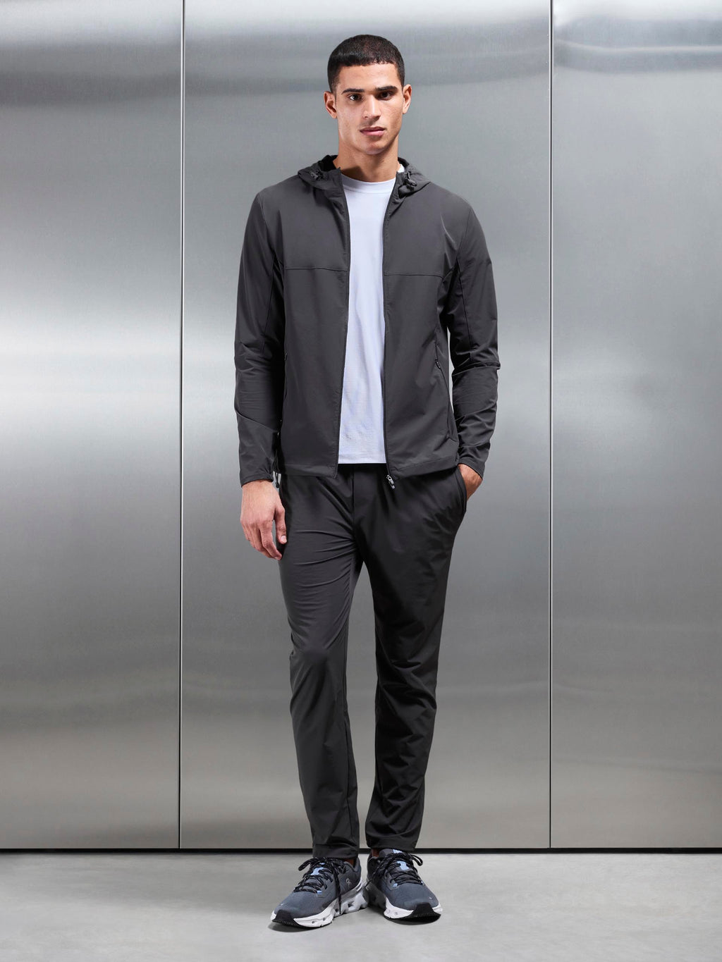 Active Windbreaker in Grey