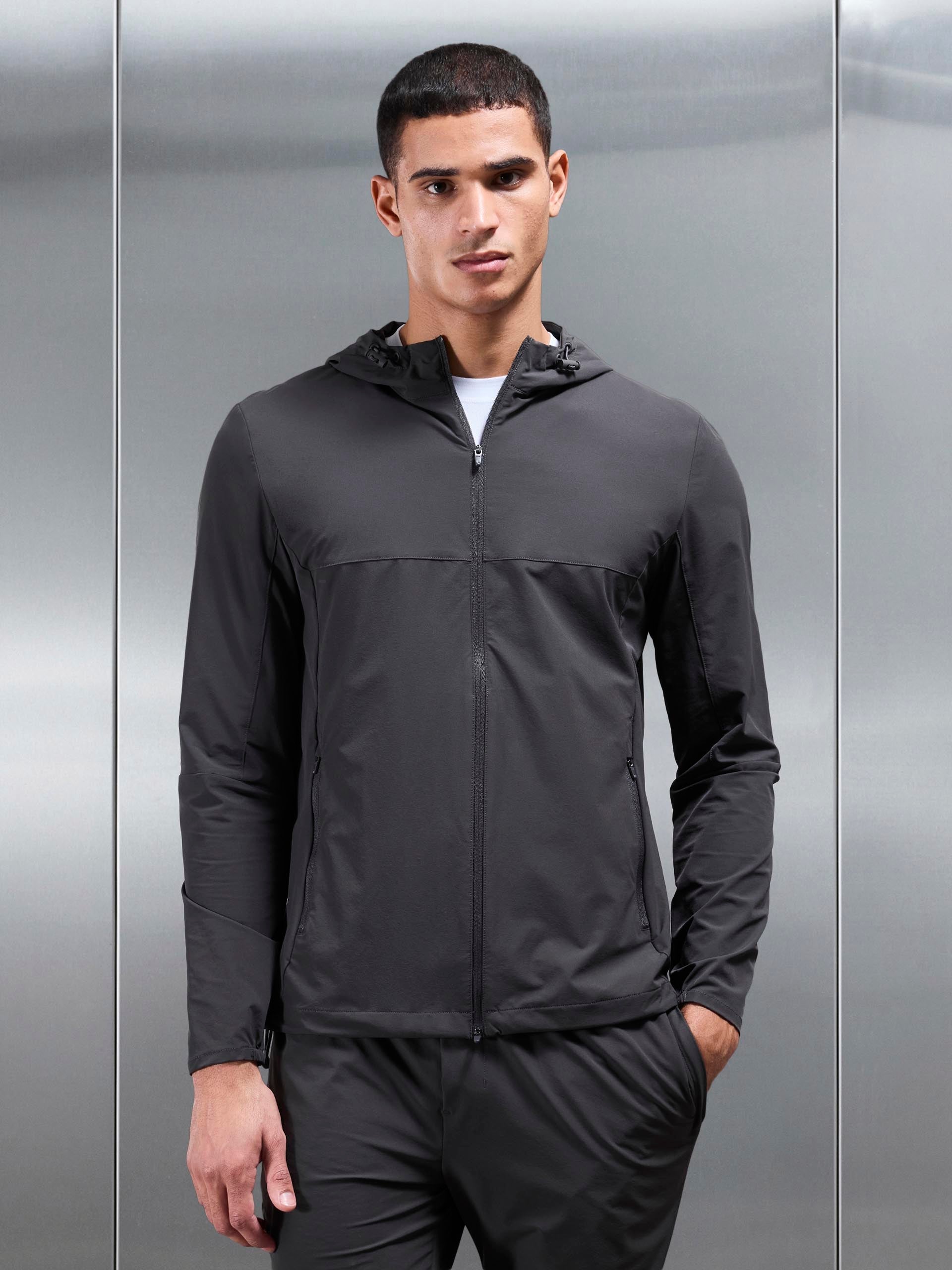 Active Windbreaker in Grey