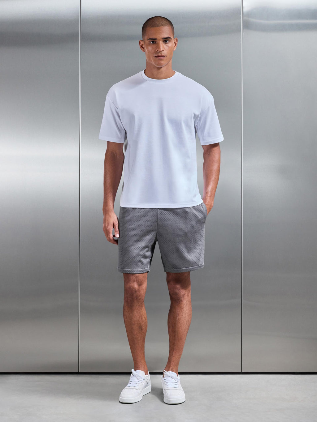 AirTech Mesh Short in Grey