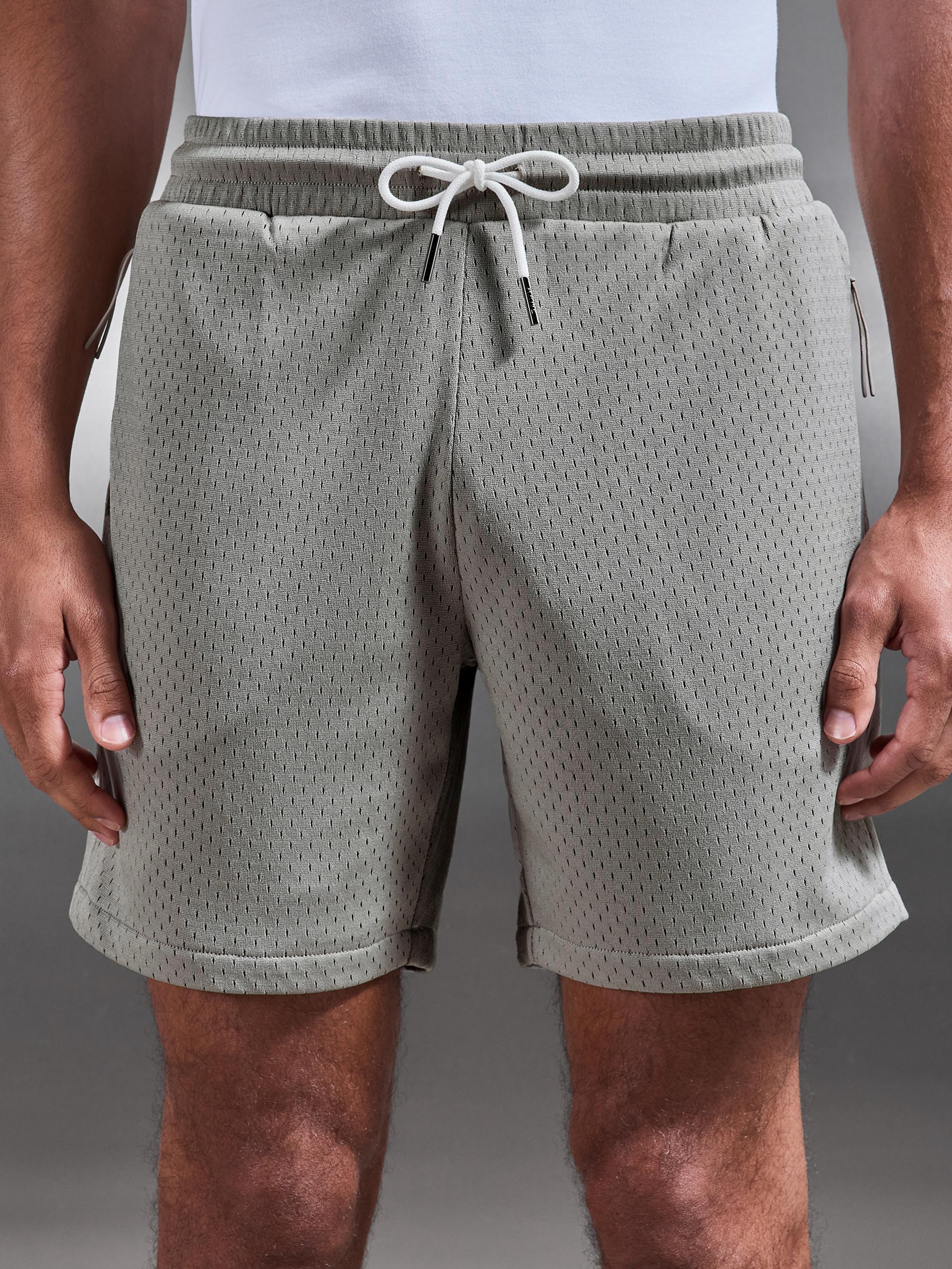 AirTech Mesh Short in Stone