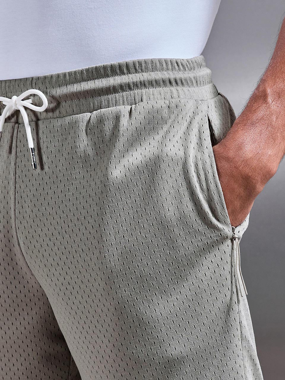 AirTech Mesh Short in Stone