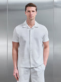 Aztec Revere Collar Shirt in White