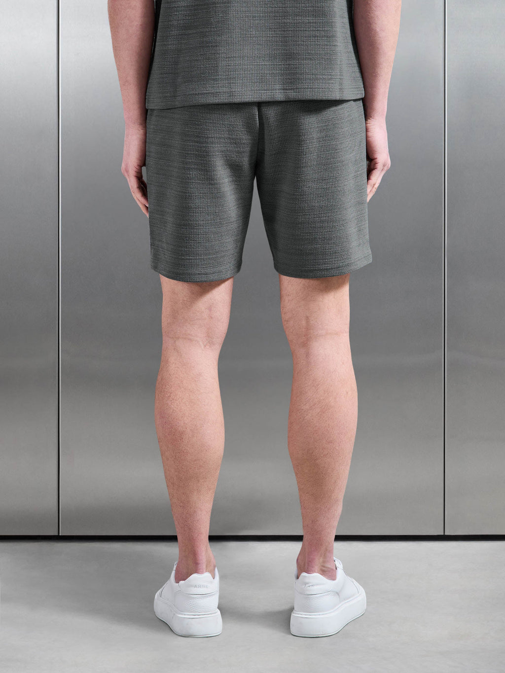 Cavour Textured Short in Grey