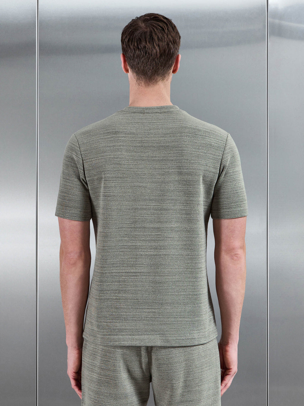 Cavour Textured T-Shirt in Olive
