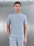 Cavour Textured T-Shirt in Soft Blue