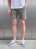 Cotton Twill Stretch Short in Dark Olive