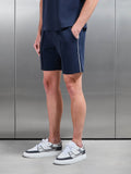 Everyday Luxe Piping Short in Navy
