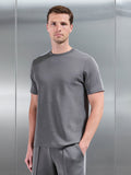 Everyday Luxe Piping T-Shirt in Grey