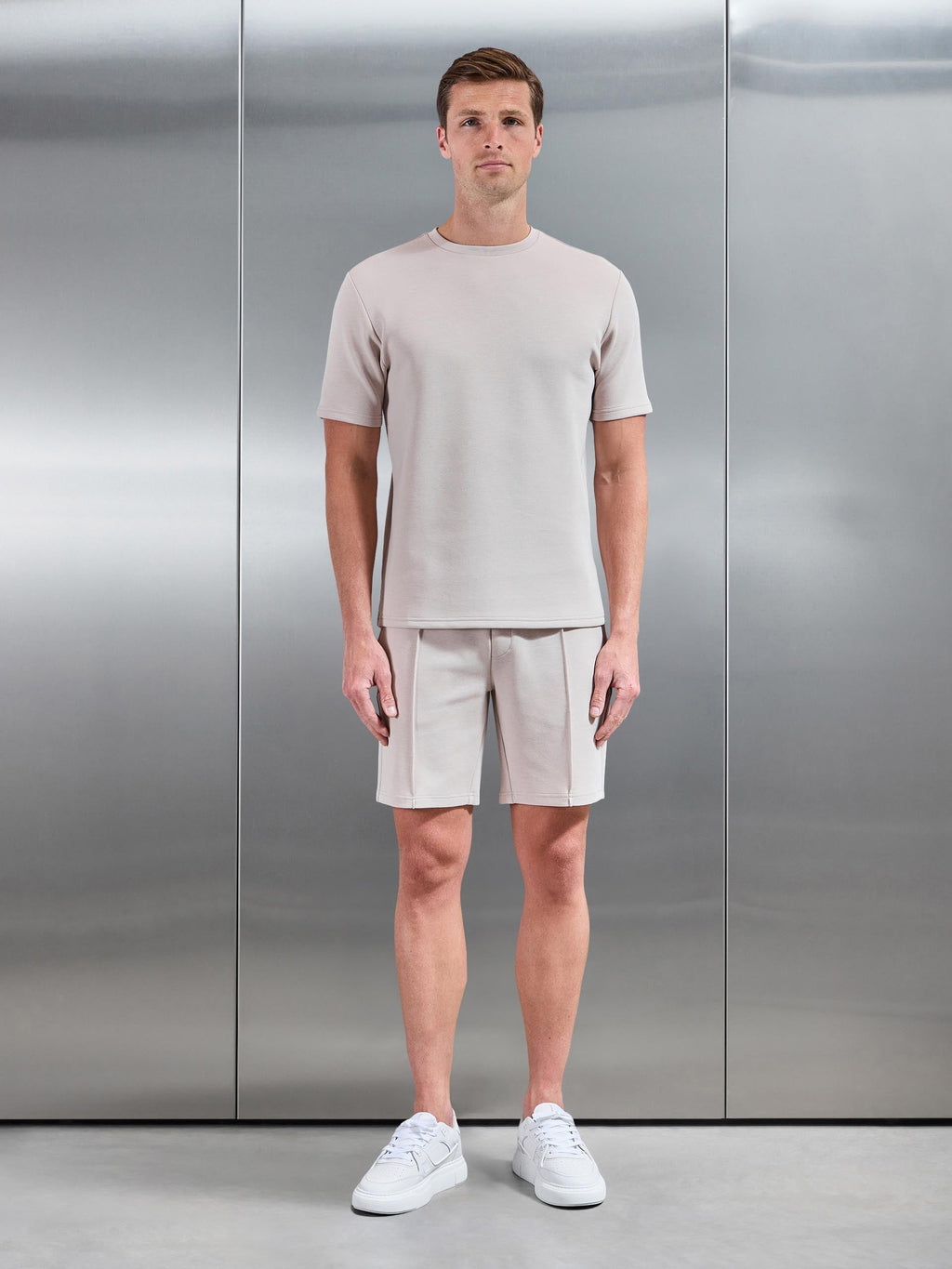 Everyday Luxe Short in Beige