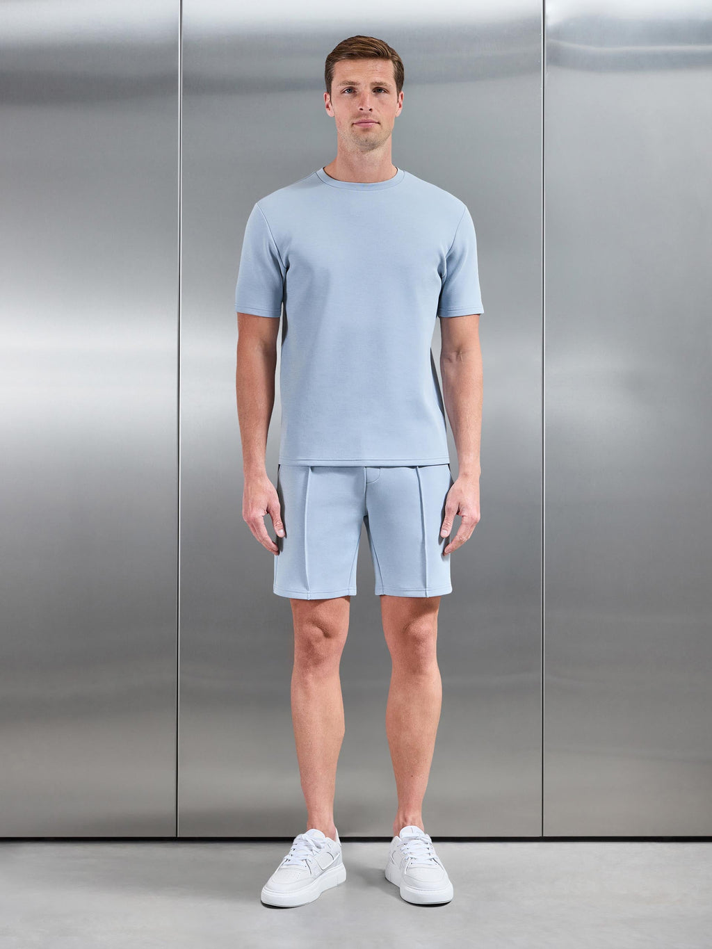 Everyday Luxe Short in Soft Blue