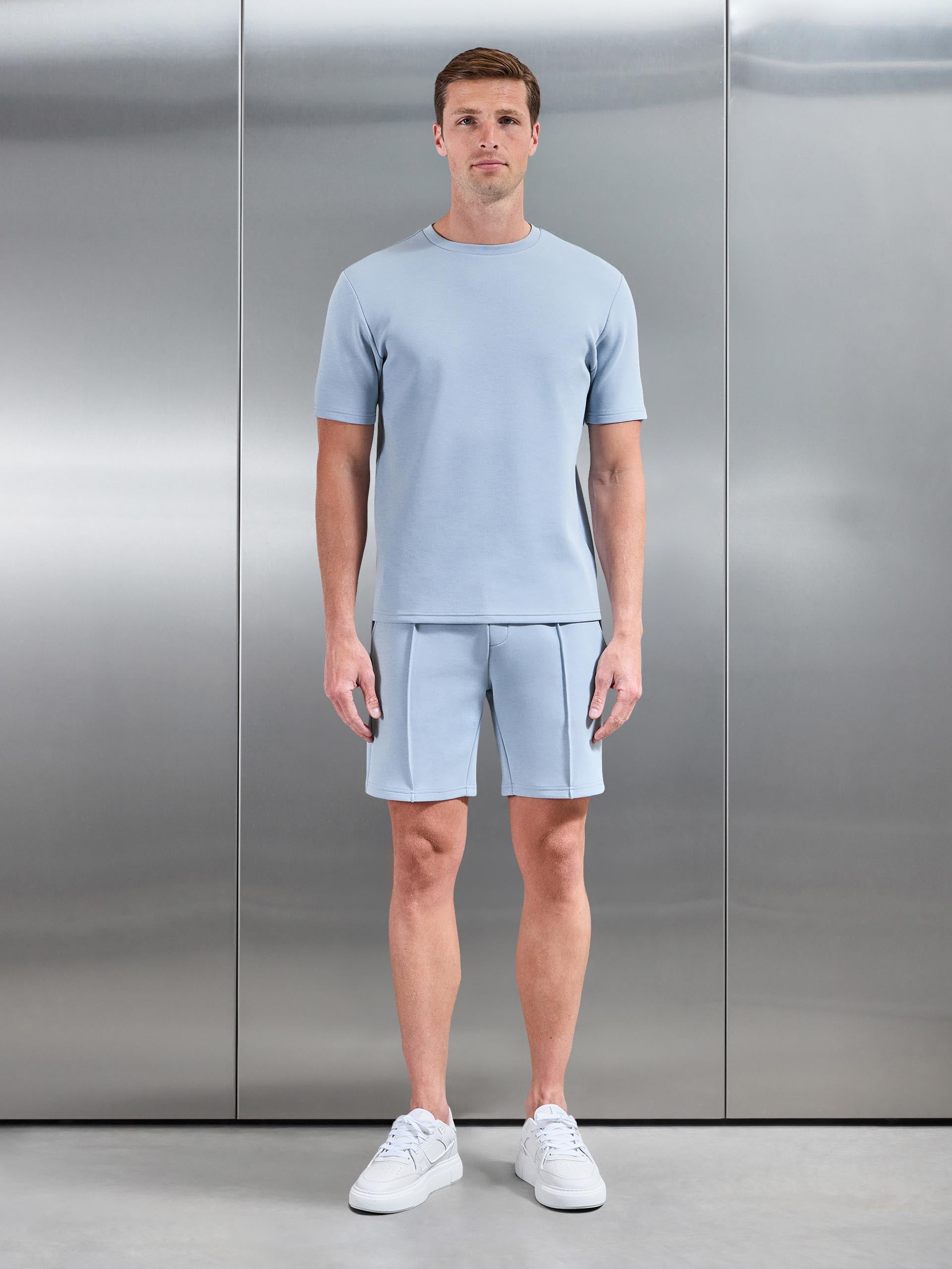 Everyday Luxe Short in Soft Blue