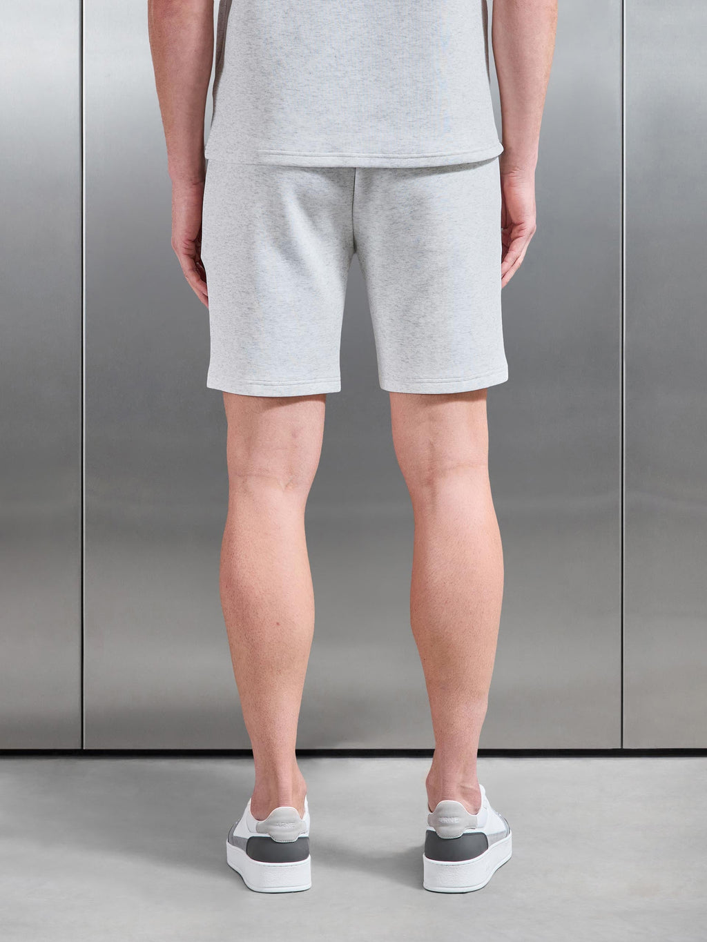 Everyday Luxe Short in White Marl