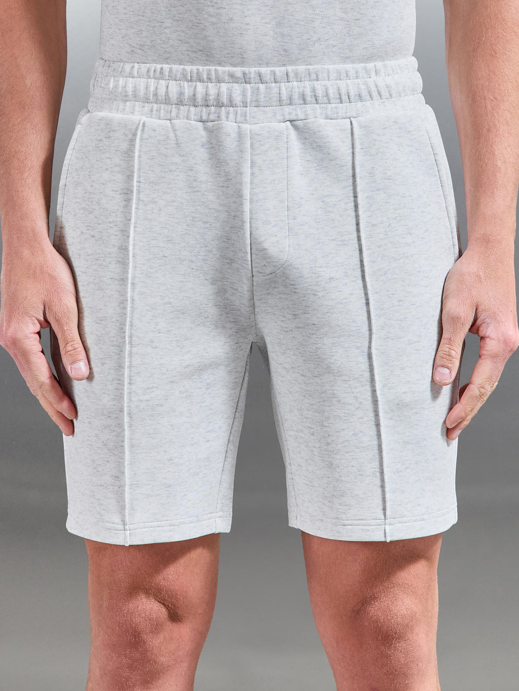 Everyday Luxe Short in White Marl