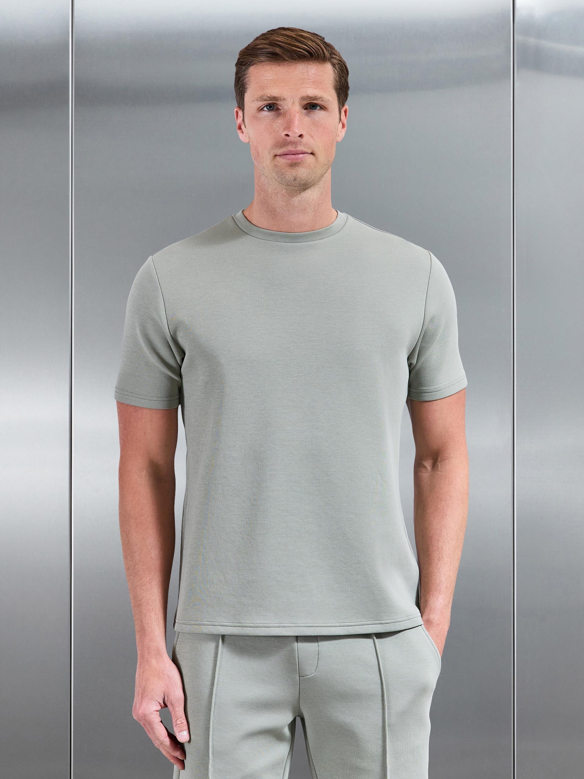 Everyday Luxe T-Shirt in Light Sage