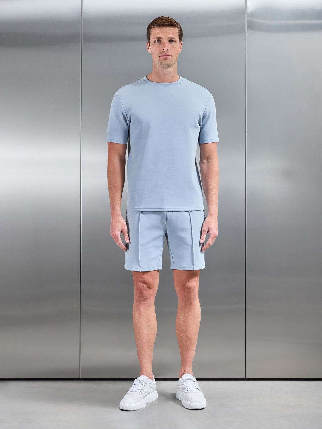 Everyday Luxe T-Shirt in Soft Blue