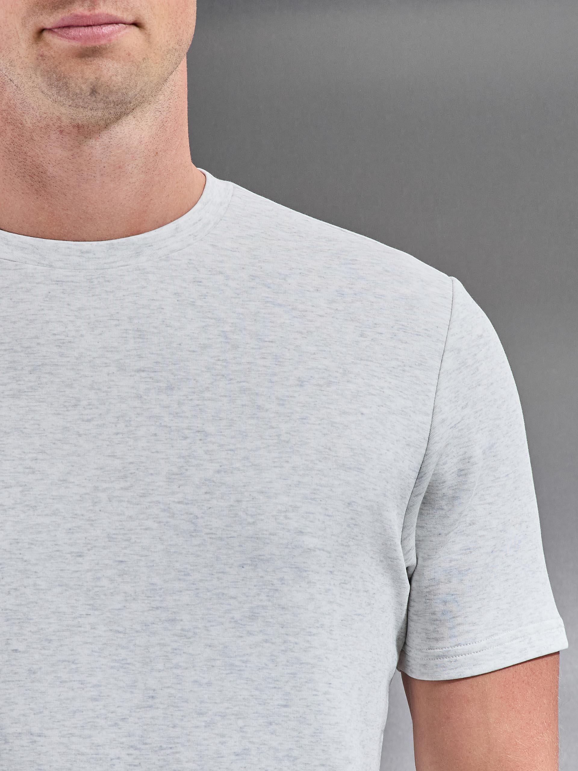 Everyday Luxe T-Shirt in White Marl