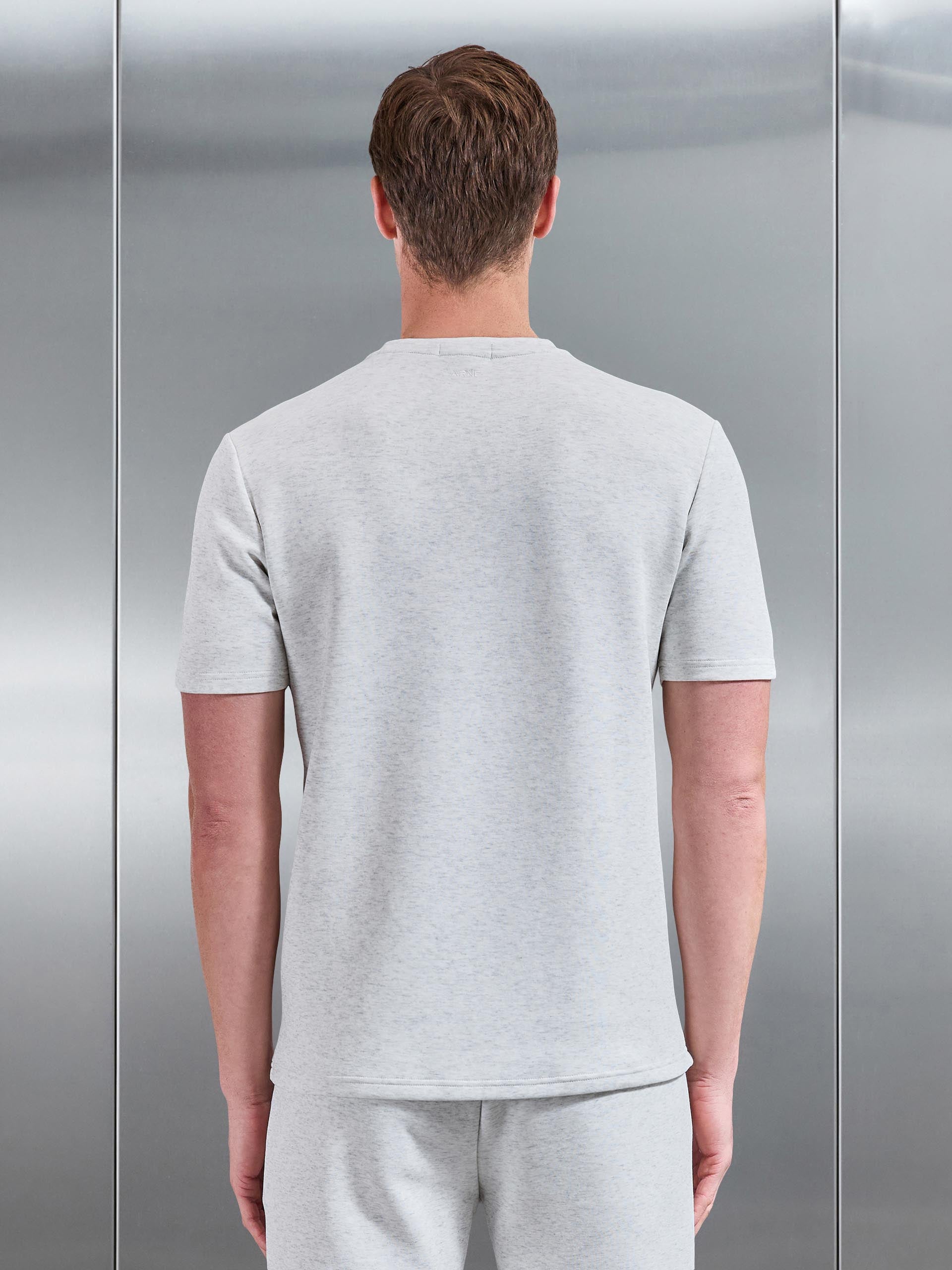 Everyday Luxe T-Shirt in White Marl