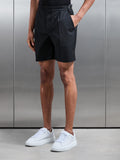 Formal Stretch Side Adjuster Short in Black