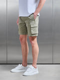 Garment Dye Cargo Short in Olive