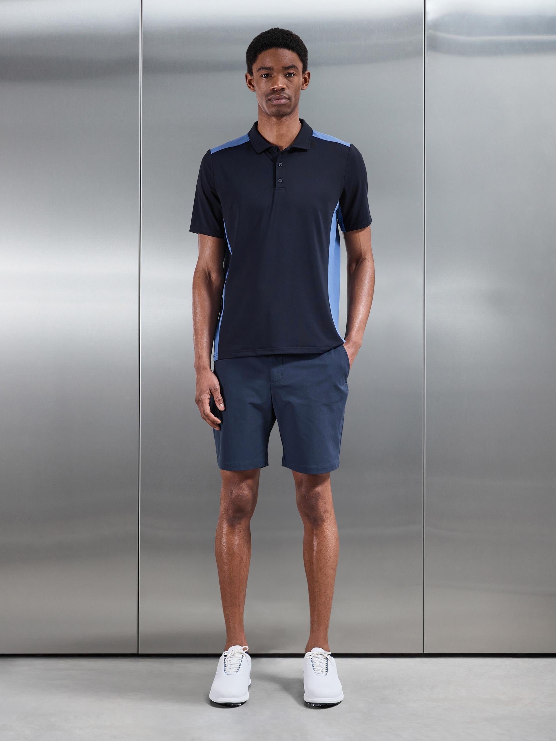 24 Hour Short in Steel Blue
