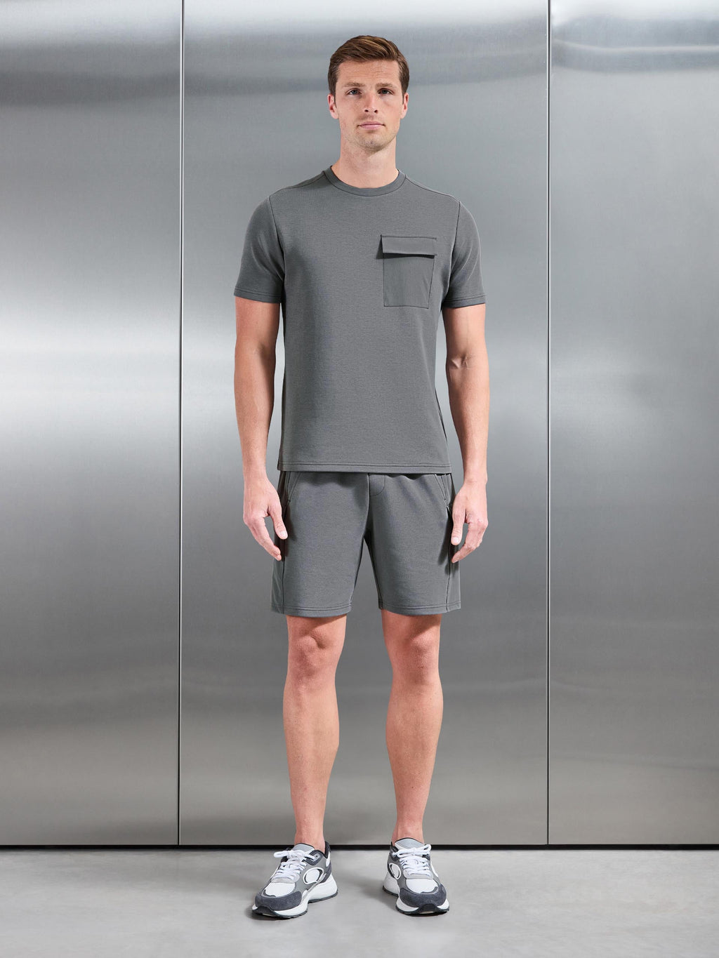 Hybrid Cargo Short in Grey