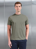 Mercerised Cotton T-Shirt in Sage
