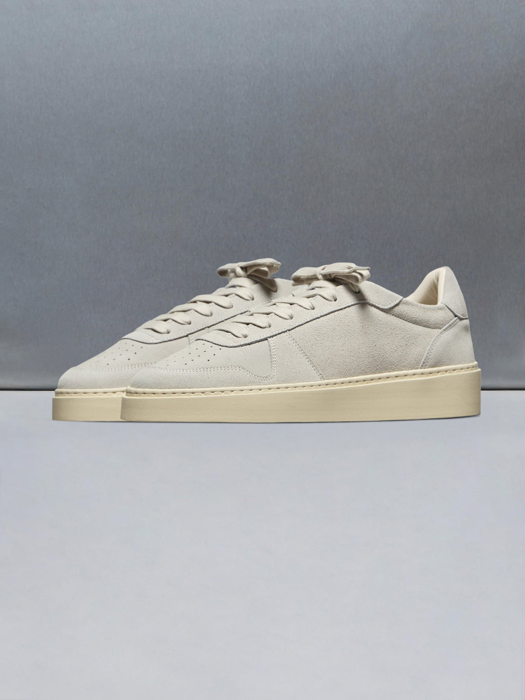 Mid Court Trainer in Stone Suede