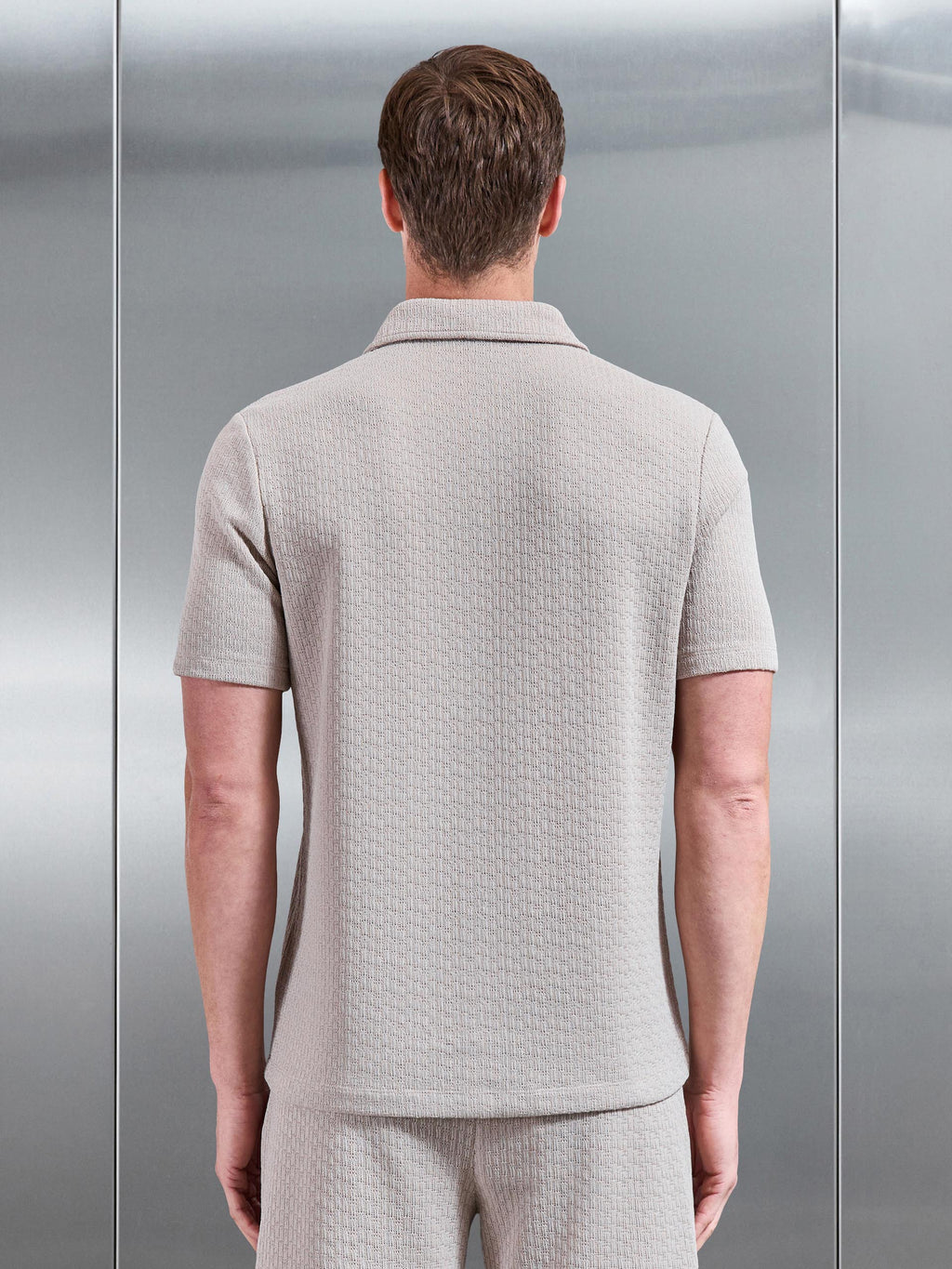 Resort Revere Collar Shirt in Stone