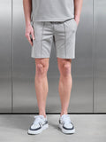 Textured Interlock Short in Stone