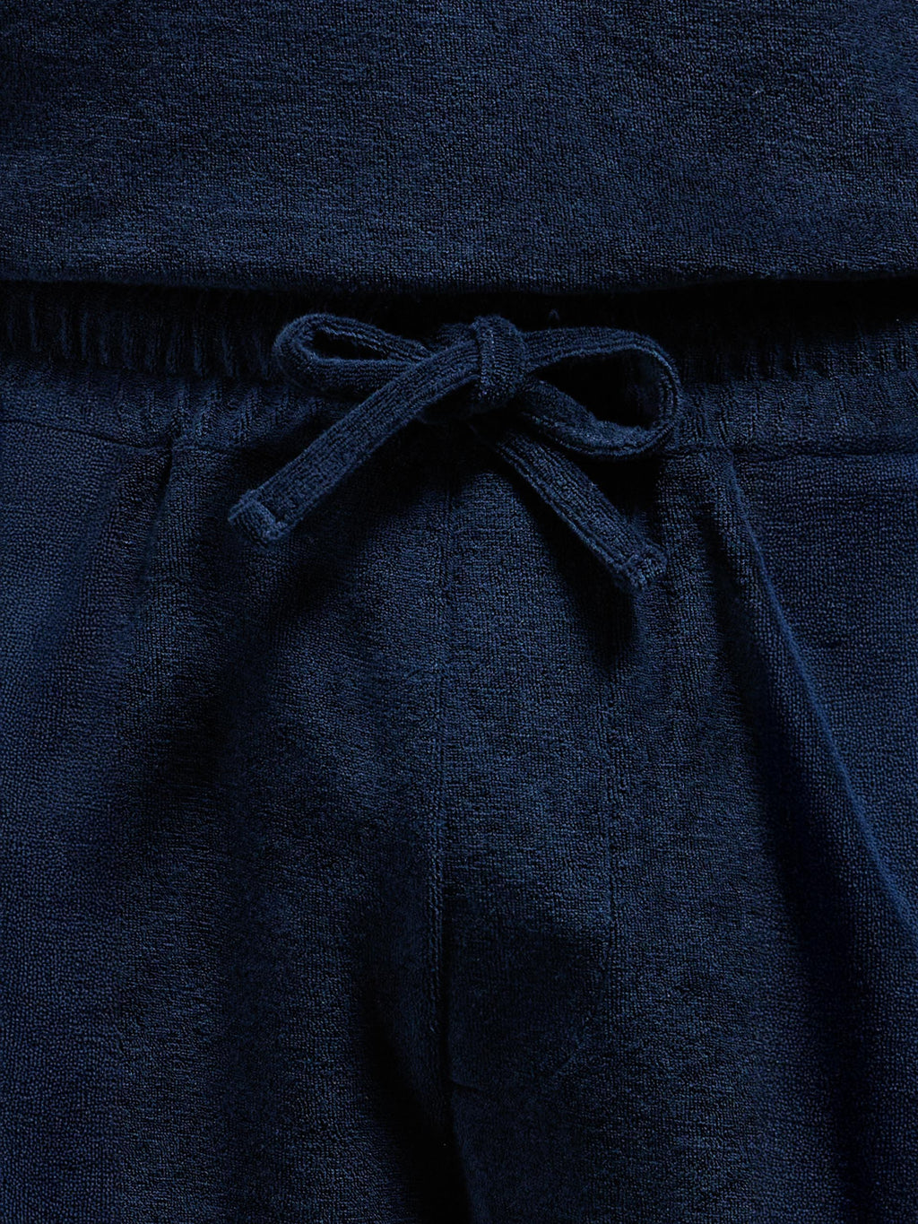 Towelling Short in Navy