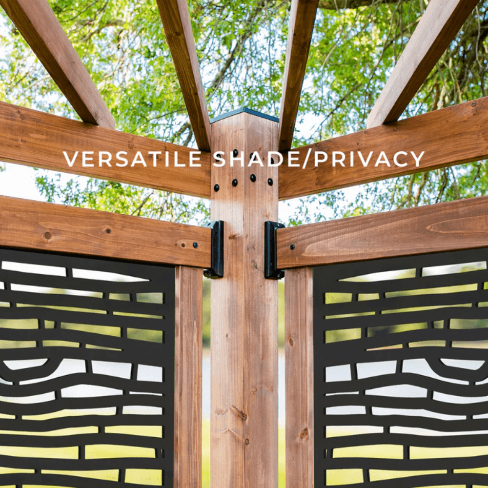Backyard Discovery Verona Cedar Cabana Pergola - Gazebo