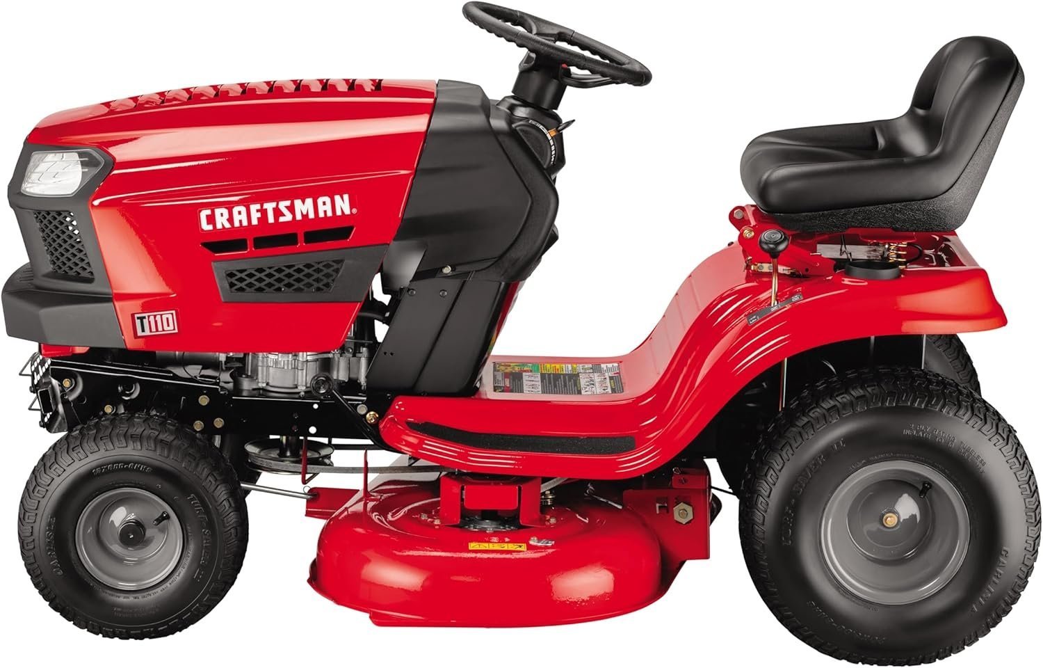 CRAFTSMAN 42-Inch Gas Riding Lawn Mower with Gear Drive - Image 5