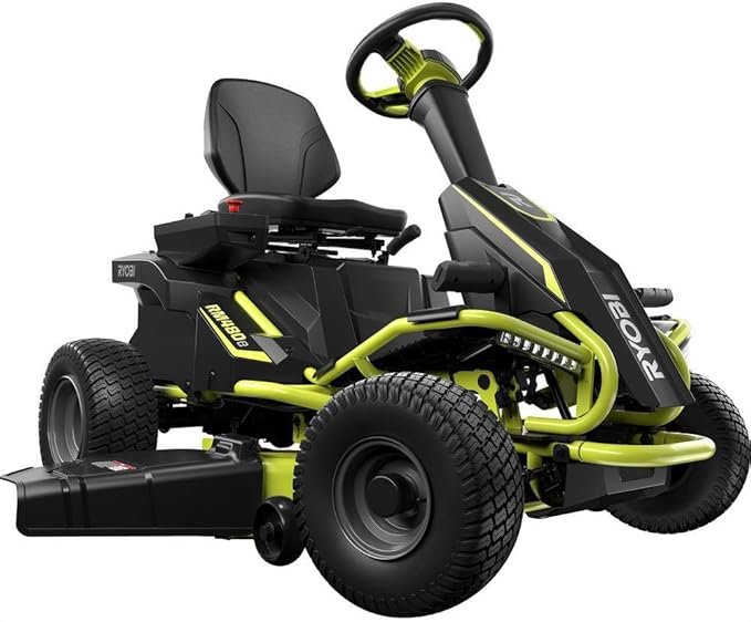 Ryobi 38in Electric Back Engine Riding Lawn Mower - Image 5