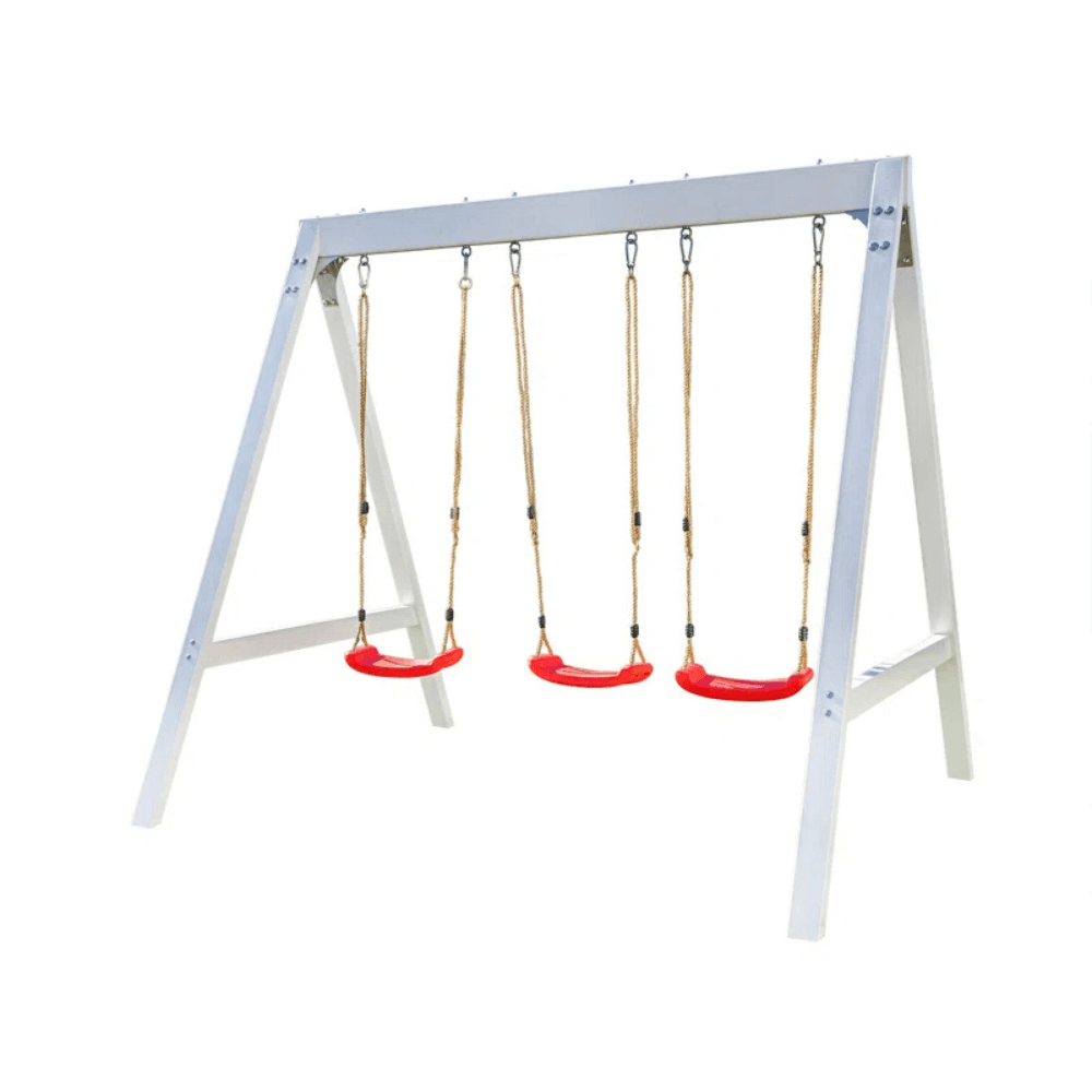 Sports power Vinyl-Covered Wood Swing Set – Classic & Durable for Outdoor Fun - Image 10
