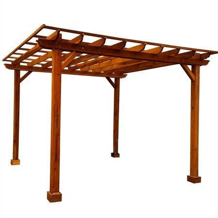 16 Ft. X 16 Ft. Pacific Douglas Fir Wood Traditional Pergola - Image 2