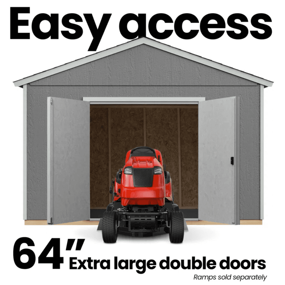 Rookwood 10 ft. W x 14 ft. D Wood Storage Shed - Image 5