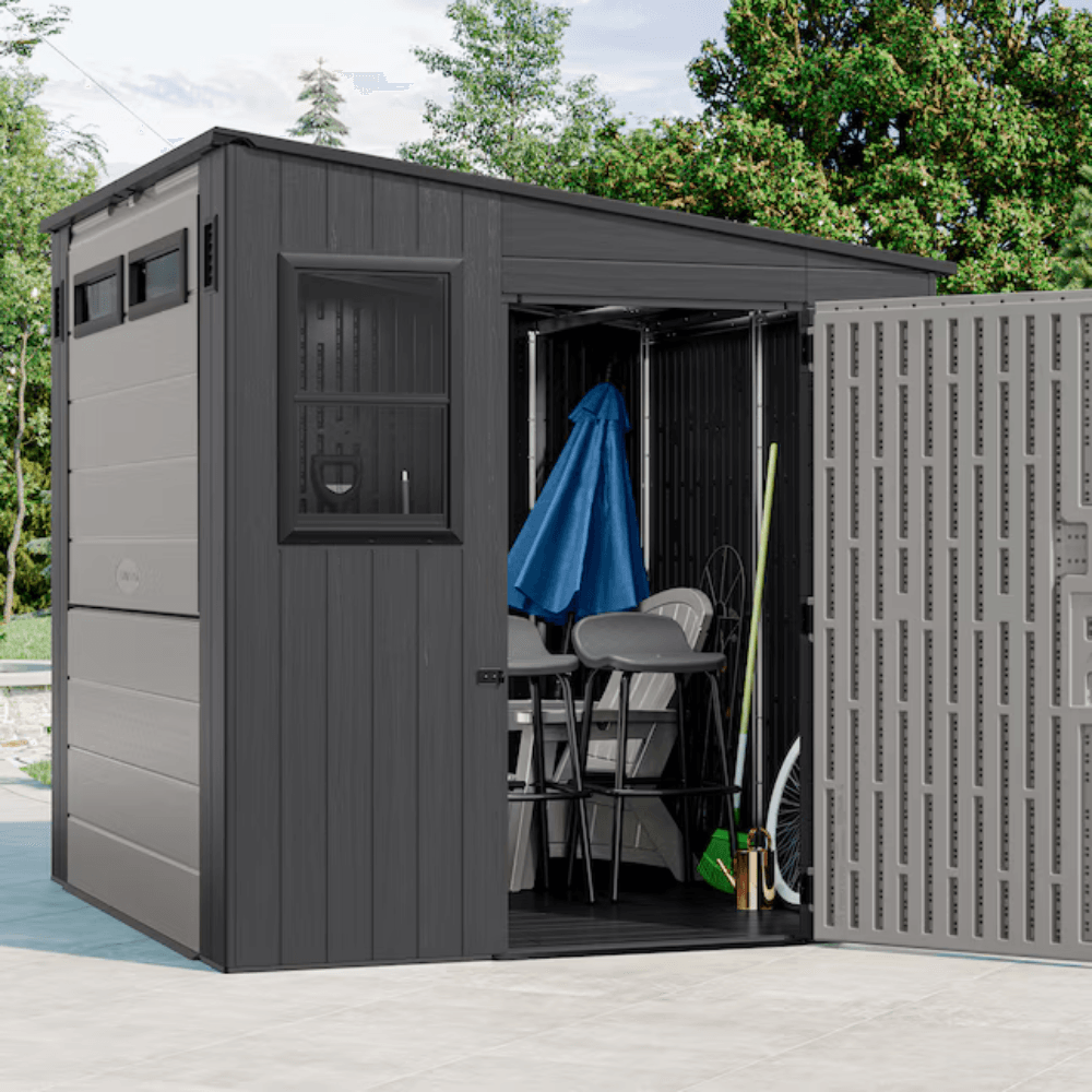 Suncast 8-ft x 7-ft Resin Shed (Floor Included) - Image 8