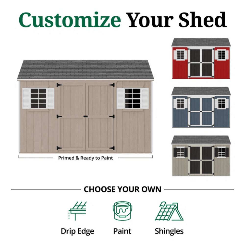 Value Workshop Outdoor Wood Storage Shed - Image 9