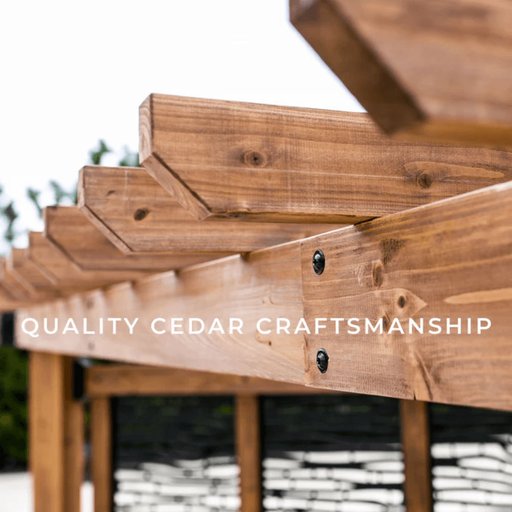 Backyard Discovery Verona Cedar Cabana Pergola - Image 5