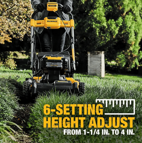 21.5 in. 20-V Li-Ion Cordless Battery Walk Behind Self Propelled Mower w/Hedge,Bare Trimmer,Blower,Cleaner,Pole/Hand Saw - Image 5