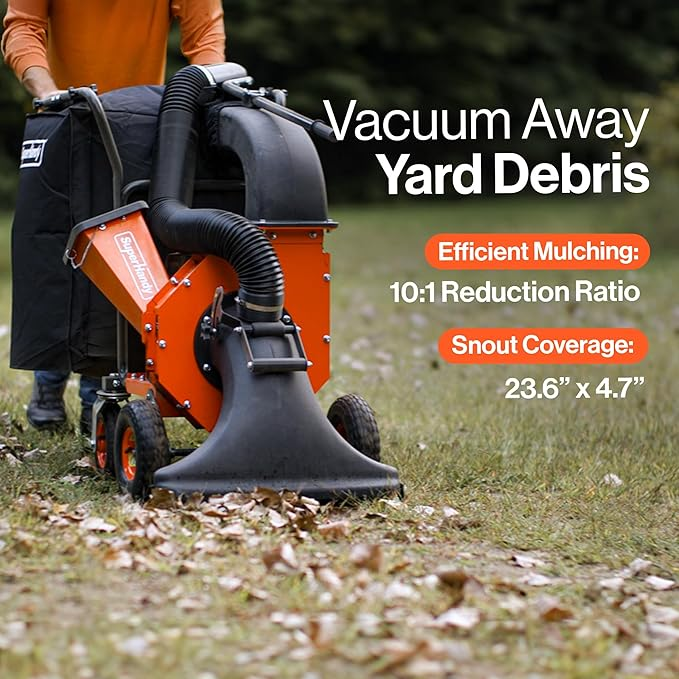 SuperHandy Leaf Vacuum & Wood Chipper – 7 HP 209cc Gas Engine - Image 5