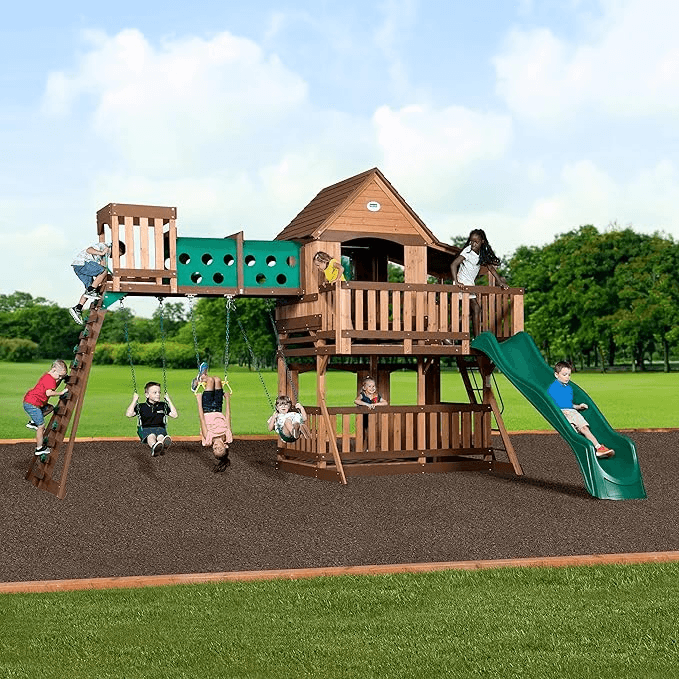 Backyard Discovery Woodridge Elite Swing Set - Image 2