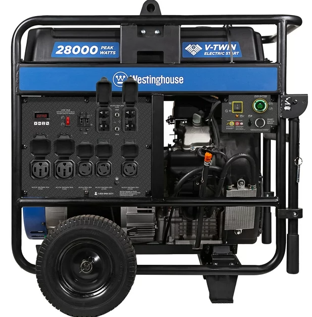 Westinghouse 28,000 Peak Watt Home Backup Portable Generator, Remote Electric Start with Co Sensor - Image 2
