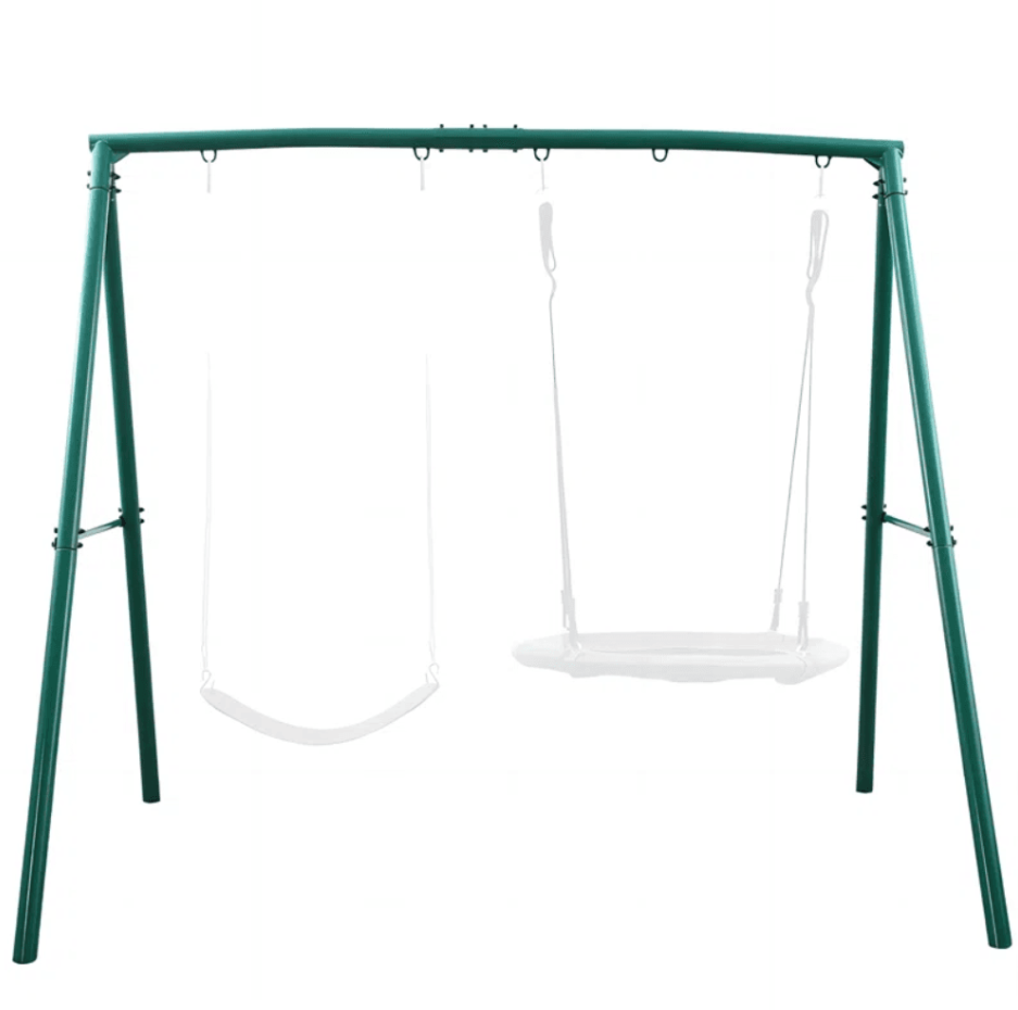 440lbs Extra Large Metal Swing Frame with 5 Hanging Hooks, Heavy Duty A-Frame Swing Stand - Image 7